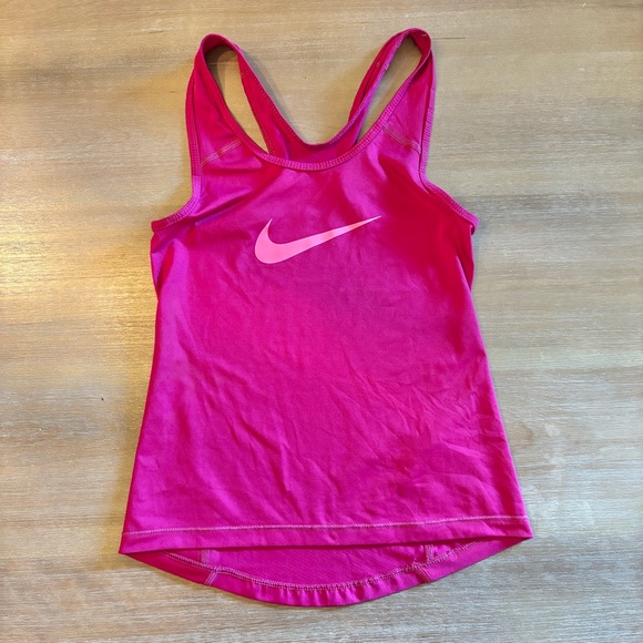 Nike Other - Nike Pro Cool Youth Girls' Racerback Training Tank Top, Fuchsia, XS